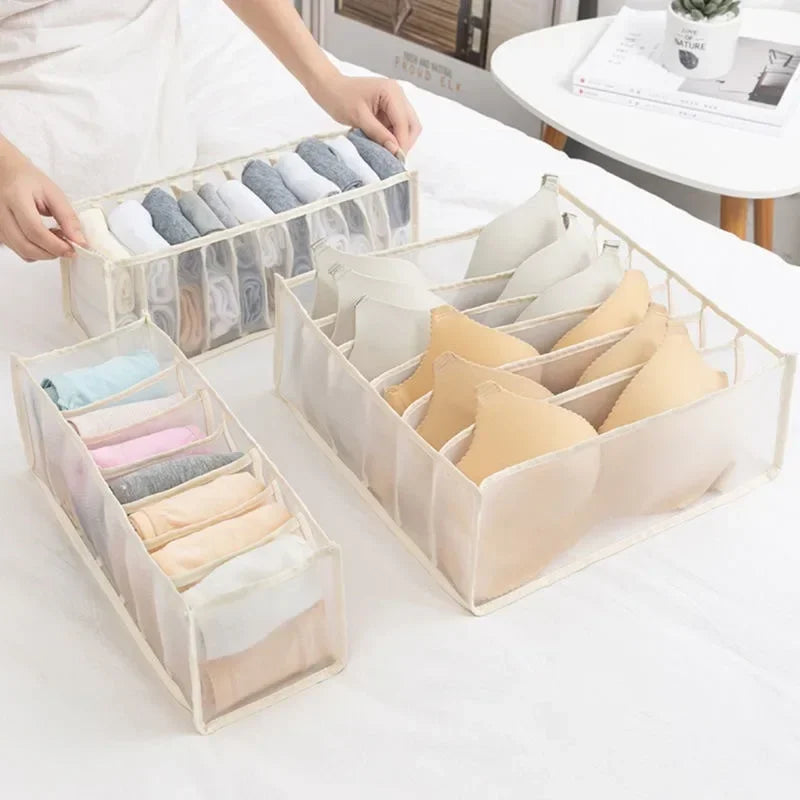 Closet Organizer Underwear Organizer for Wardrobe Clothes Cabinets Drawer Organizers Bra Socks Storage Organizer Box