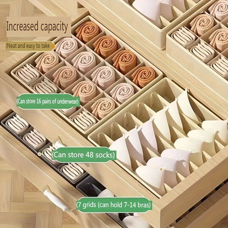 Drawer Organizers Underwear Socks Panties Bra Storage Box Cabinet Wardrobe Home Organizer Clothes Socks Clothing Storage Boxes
