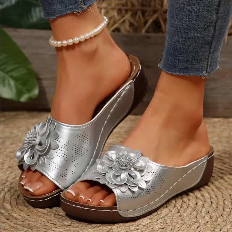 Summer Woman Shoes Sandals Casual Walking Shoes Slides Women Shoe Wedge Sandals For Women Outdoor Footwear Women Slippers Female