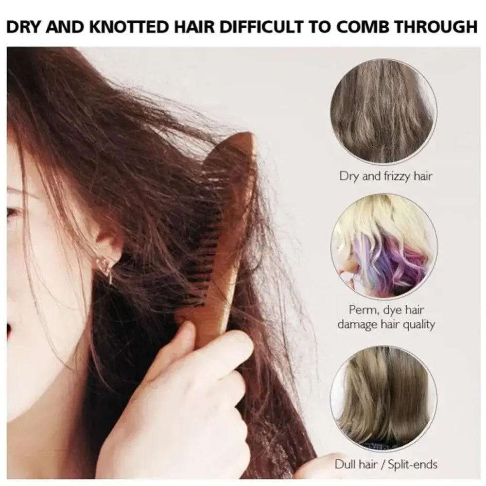 Lightweight Hair Oil Mist Serum, Botanical Extracts Hair Treatment for Split Ends,Frizz & Flyaways,Nourishing Repair,Gloss Shine