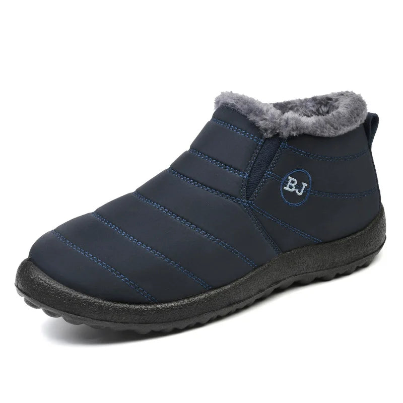 Boots Woman Snow New Ladies Shoes Slip On Woman Shoes Fur Unisex Waterproof Ankle Boots Soft Women's Winter Footwear Botas Mujer