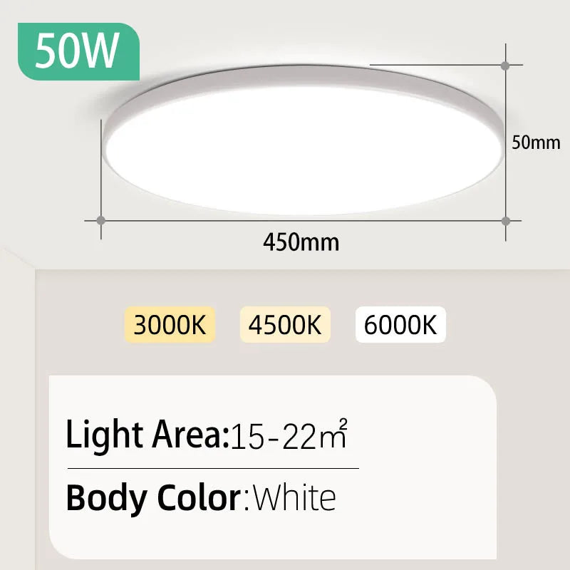 Modern LED Ceiling Lamp Chandelier LED Panel Lamp Bedroom Ceiling Light Kitchen Led Lighting for Living Room Home Decor Luminair