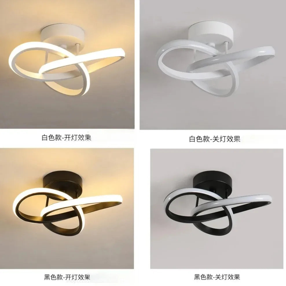 Modern LED Aisle Ceiling Lights Nodic Home Lighting Led Surface Mounted for Bedroom Living Room Corridor Light 3-color lighting