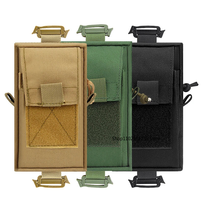 Travel Backpack Shoulder Strap Sundries Bags Pack Key Flashlight Phone Pouch Molle Outdoor Camping EDC Tools Bag Accessory