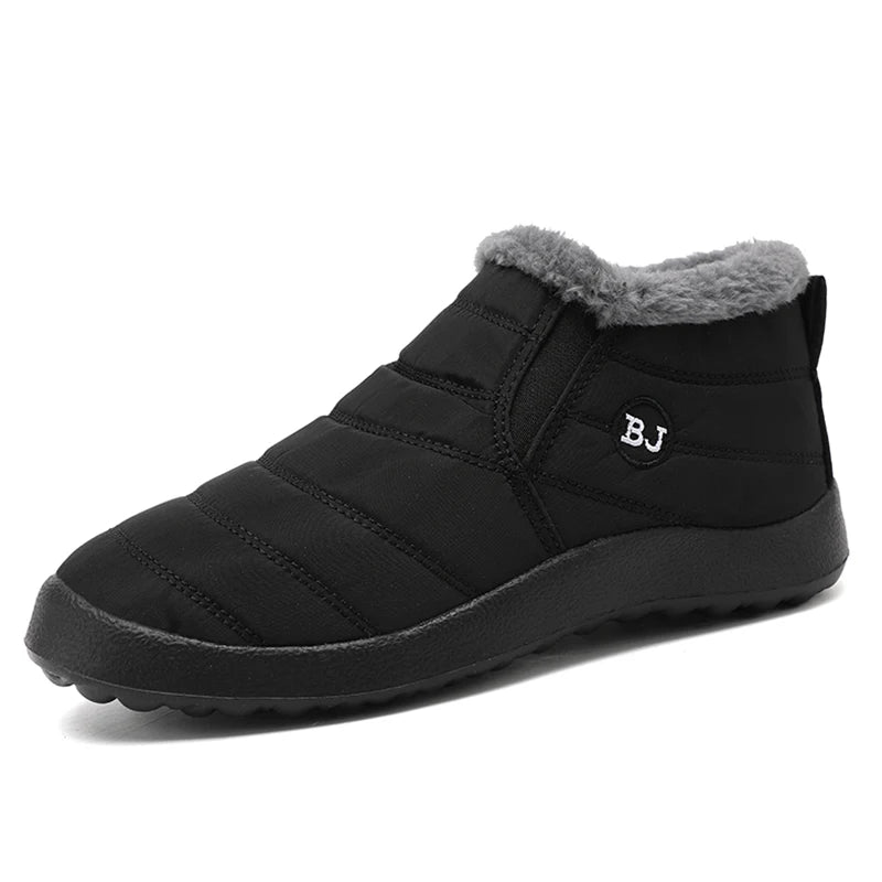 Boots Woman Snow New Ladies Shoes Slip On Woman Shoes Fur Unisex Waterproof Ankle Boots Soft Women's Winter Footwear Botas Mujer