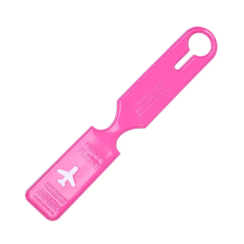Travel Luggage Tag Cover Suitcase ID Baggage Tag Holder Letter Baggage Boarding Tags Portable Label Creative Accessories