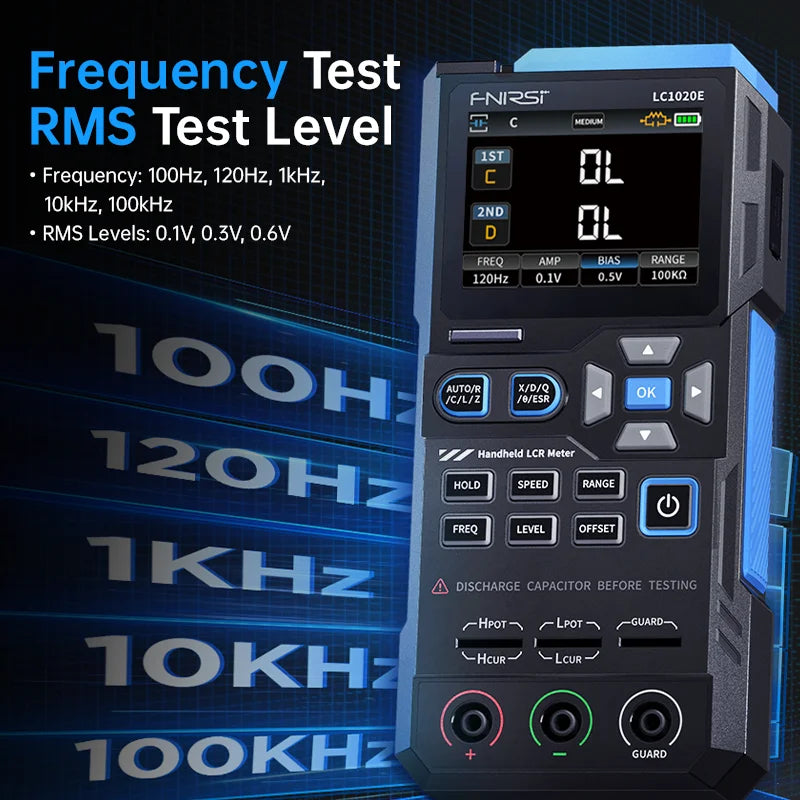 FNIRSI LC1020E Precision Smart Analyzer Tool, Supports Auto Measurement and Sorting of Electronic Components
