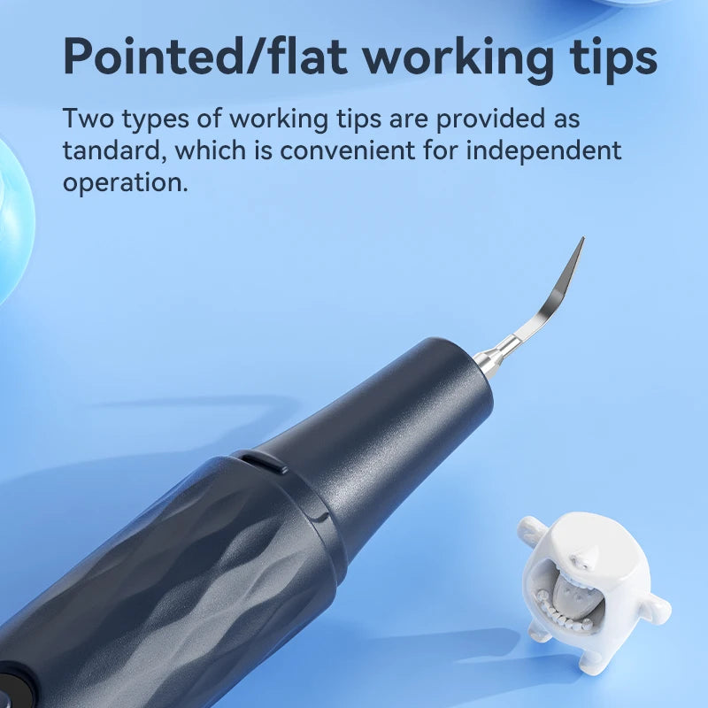 Smart Ultrasonic Tooth Scaler With Camera 4 Speeds Visual Electric Sonic Teeth Plaque Cleaner For Teeth Tartar Stain Calculus