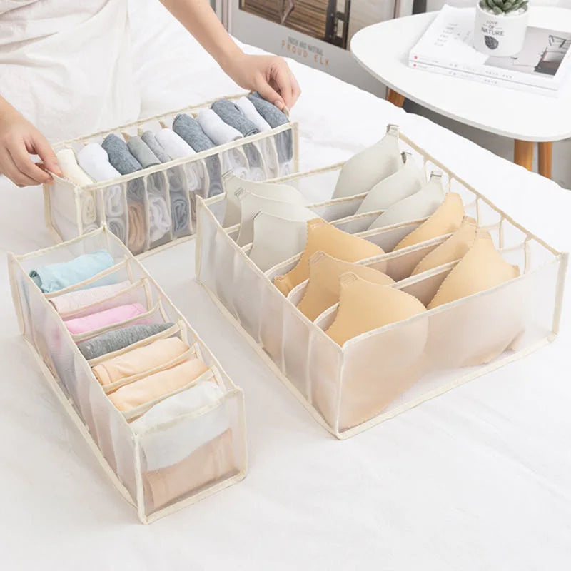 Closet Organizer Underwear Organizer for Wardrobe Clothes Cabinets Drawer Organizers Bra Socks Storage Organizer Box