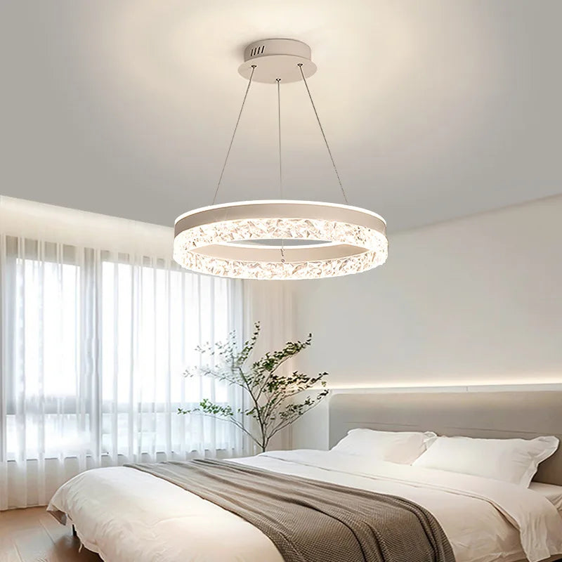 Simple Modern Ceiling Chandelier Adjustable Indoor Lighting High LED 3 Color for Living Room Dining Room Bedroom Decor Ornament