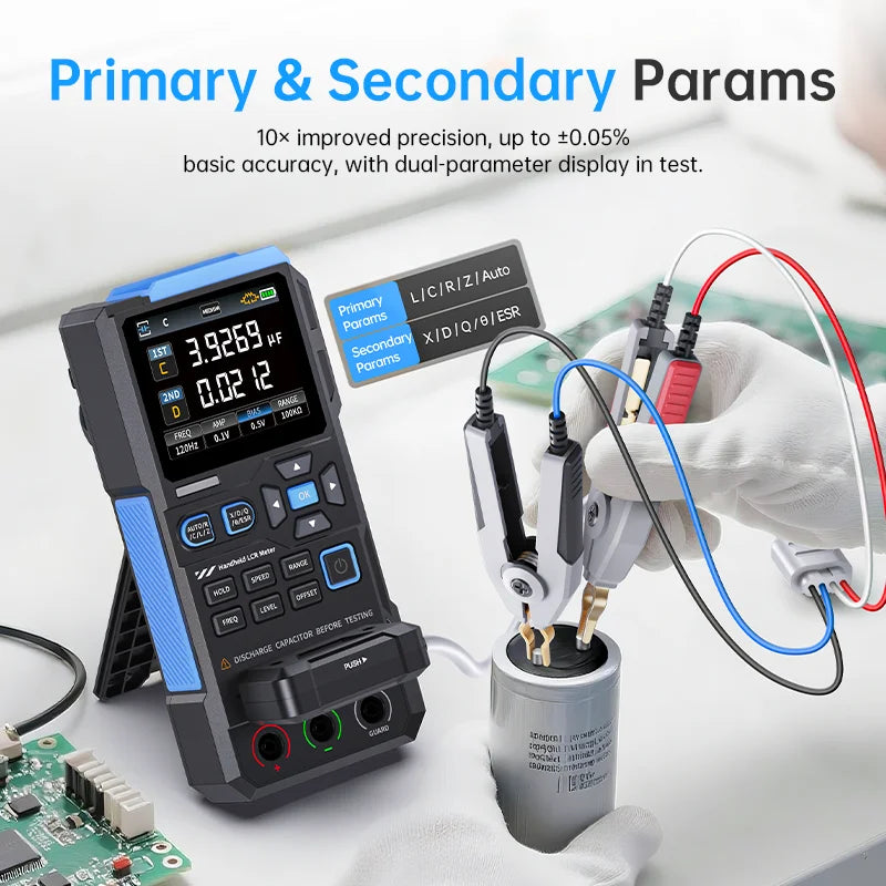FNIRSI LC1020E Precision Smart Analyzer Tool, Supports Auto Measurement and Sorting of Electronic Components