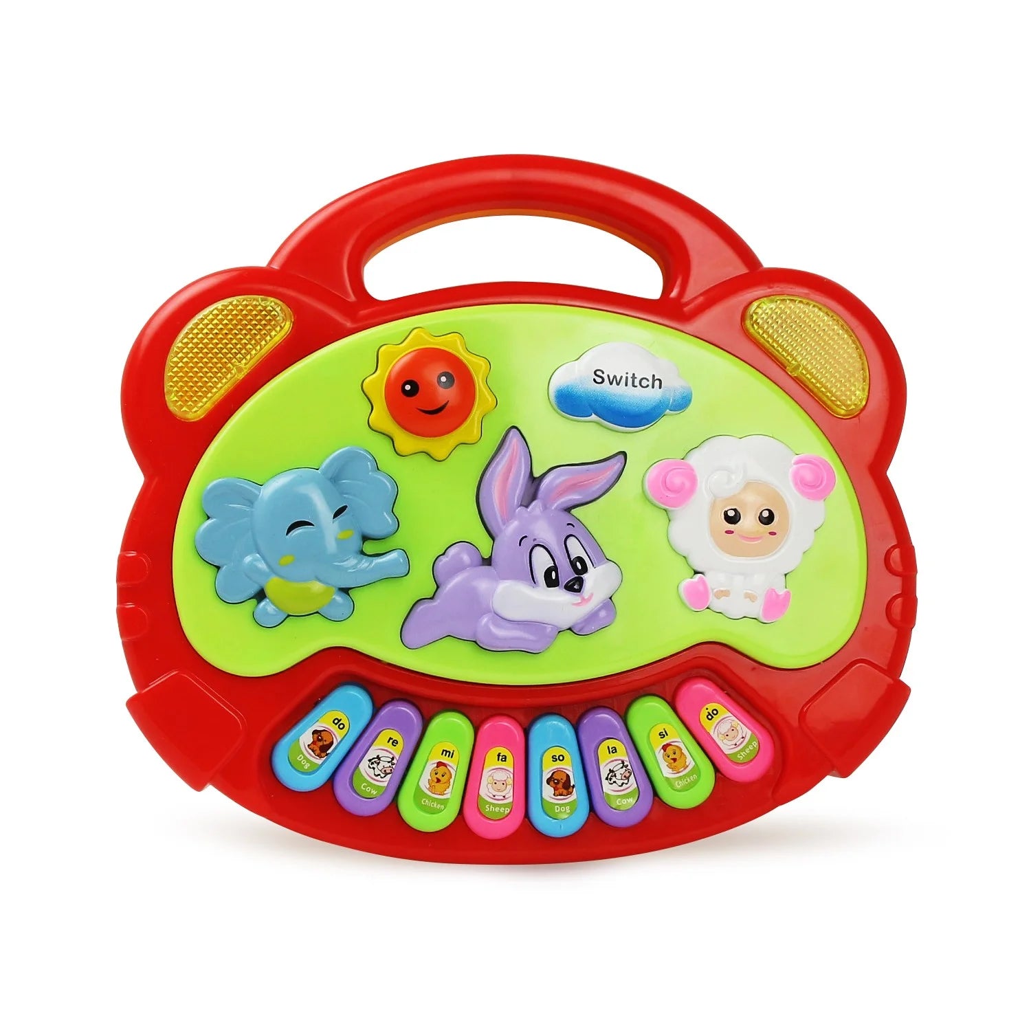 Baby Musical Toy with Animal Sound Kids Piano Keyboard Electric Flashing Music Instrument Early Educational Toys for Children