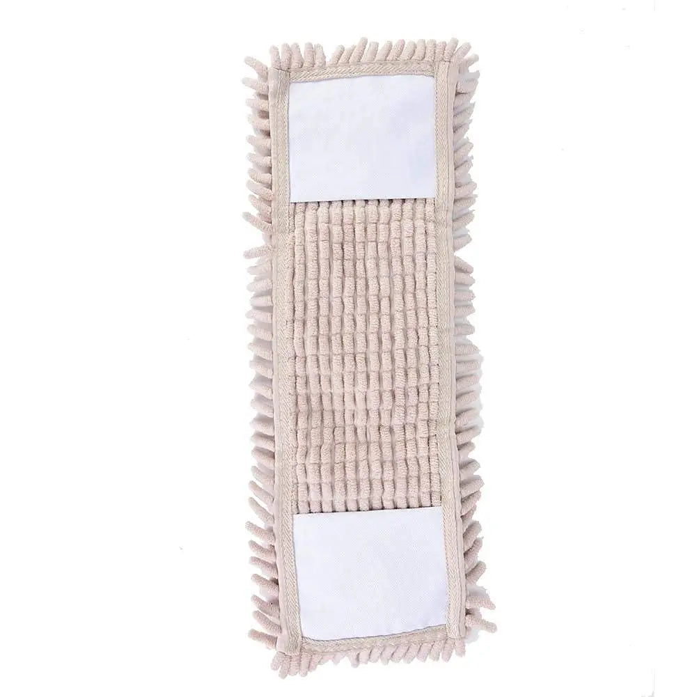 40X10cm Rectangle Home Cleaning Pad Chenille Household Dust Mop Head Replacement Easy Replace Dust Mops