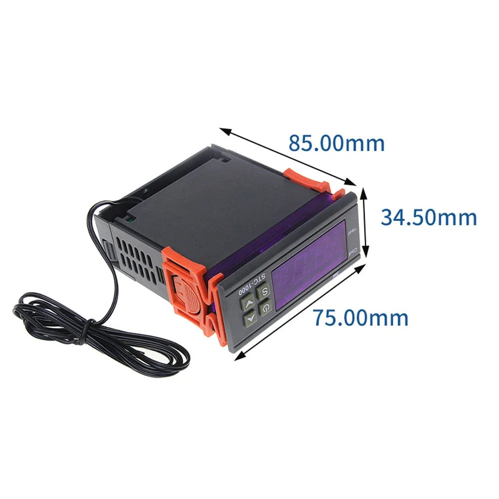 Smart STC-1000 Temperature Controller LED Digital Thermostat Thermoregulator Incubator Relay Heating and Cooling 12 V 220V