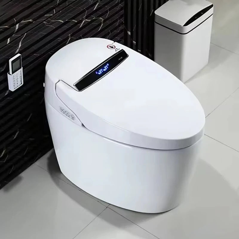 Economical modern automatic foot sensor flushing luxury smart toilet remote control toilet Wc integrated smart toilet