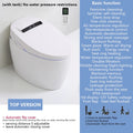Economical modern automatic foot sensor flushing luxury smart toilet remote control toilet Wc integrated smart toilet
