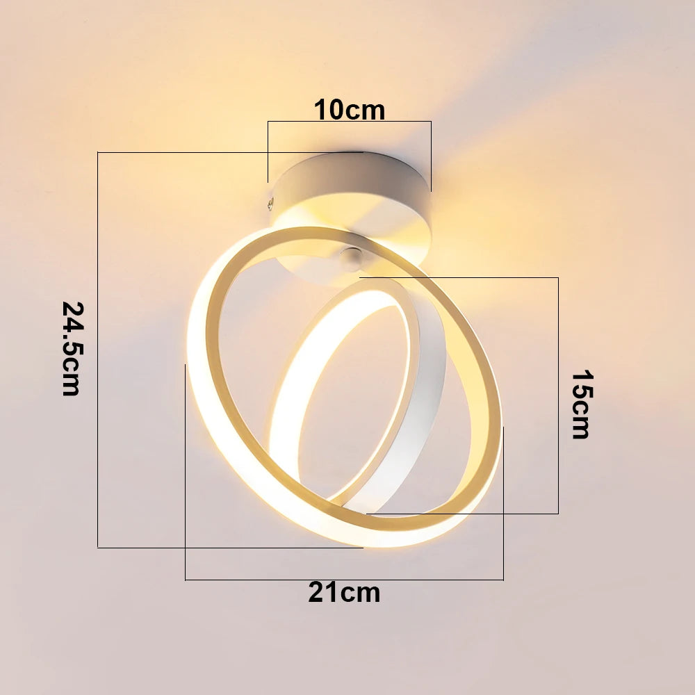 Modern Style LED Ceiling Lamp Geometric Shape Aisle Corridor Light Wall light Kitchen/ Bedroom Lighting 110V White/Warm light