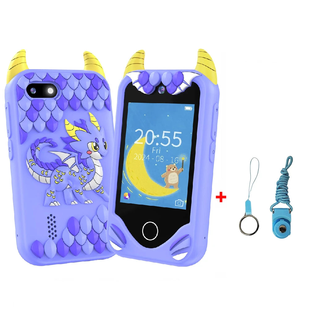 Kids Smart Phone Toy TouchScreen Unicorn Baby Mobile MP3 Music Player Digital Camera Educational Toys Girls Boys Birthday Gifts