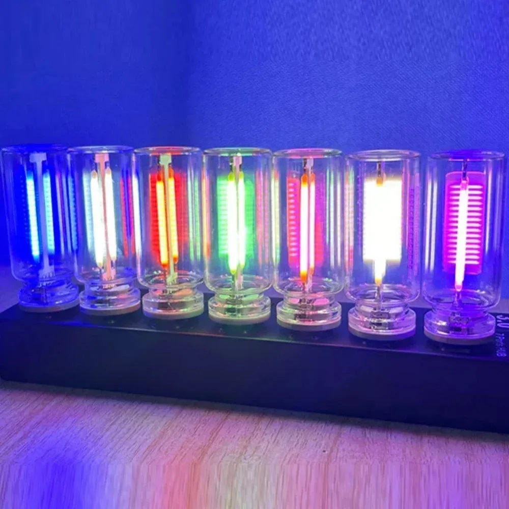 Car USB Night Light Touch Dimmable LED Filament Lamp Portable Lighting Plug and Play Decorative Atmosphere Light for Car Bedroom