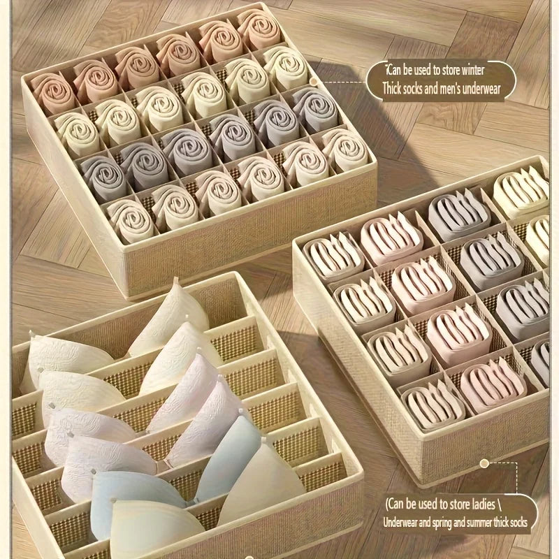 Drawer Organizers Underwear Socks Panties Bra Storage Box Cabinet Wardrobe Home Organizer Clothes Socks Clothing Storage Boxes