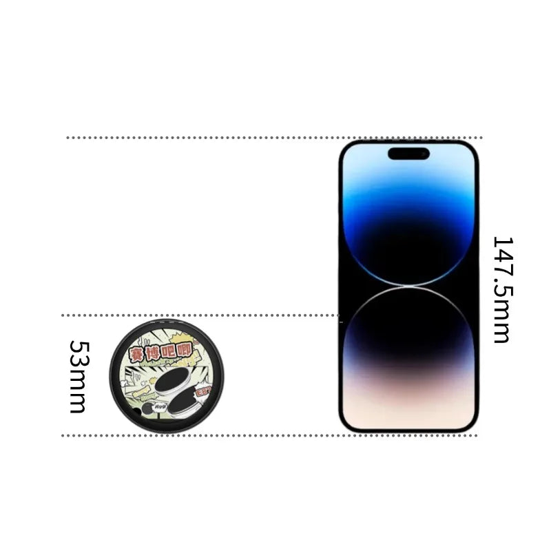 Smart Dynamic E-badge Electronic Badge Can Transfer Photos, GIFs, Animations, and Videos for Otaku Fans Gift