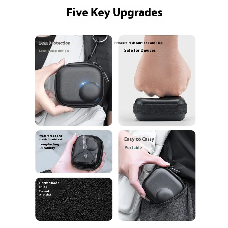 Mini Storage Bag Travel Carrying Case for DJI Osmo Nano Screen Protector Glass Fim for DJI Osmo Nano Camera Accessories