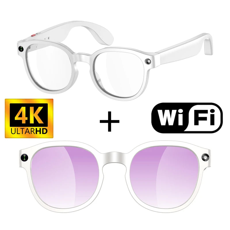 8K HD AI Smart Glasses 800w Pixel Multifunctional Camera Bluetooth Call Voice Assistant Music Player Smart Translation ﻿2026 New