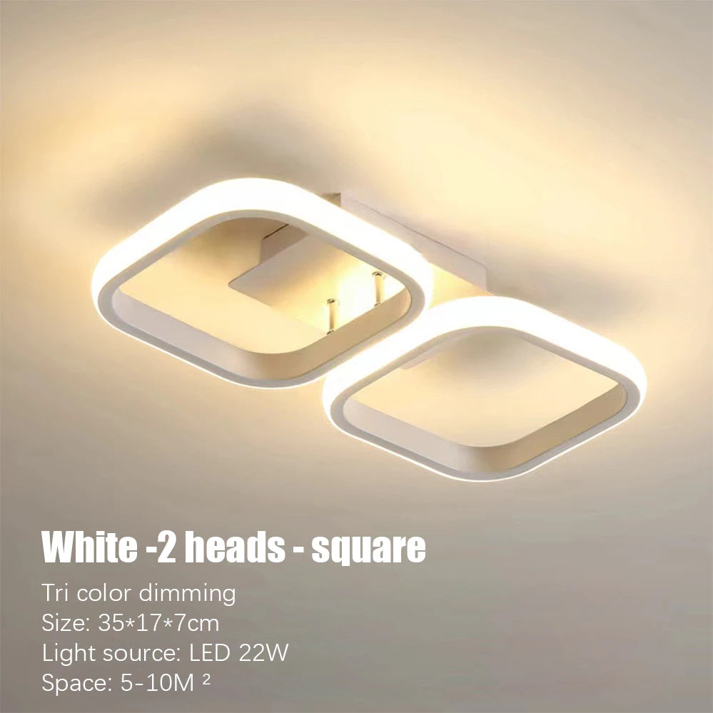Modern LED Ceiling Lights Corridor Light Home Lighting Led Surface Mounted for Bedroom Living Room Corridor Light 3-color