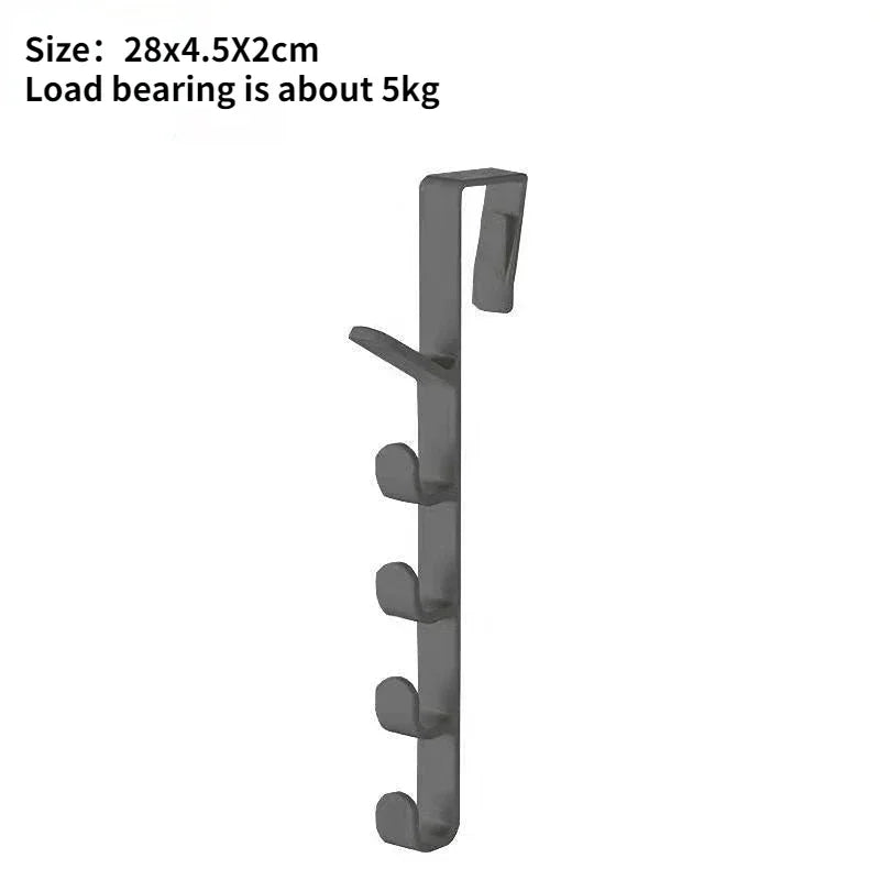 Door Hanger Wall Organizer Hook Bedroom Clothing Hook Holder Coat Hat Bag Rack Bathroom Kitchen Home Storage Organization