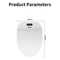Smart Electronic Toilet Seat Cover - Wireless Remote, 3-in-1 Warm System, Water-Saving - Heated, Dry, Wash for Modern Bathroom
