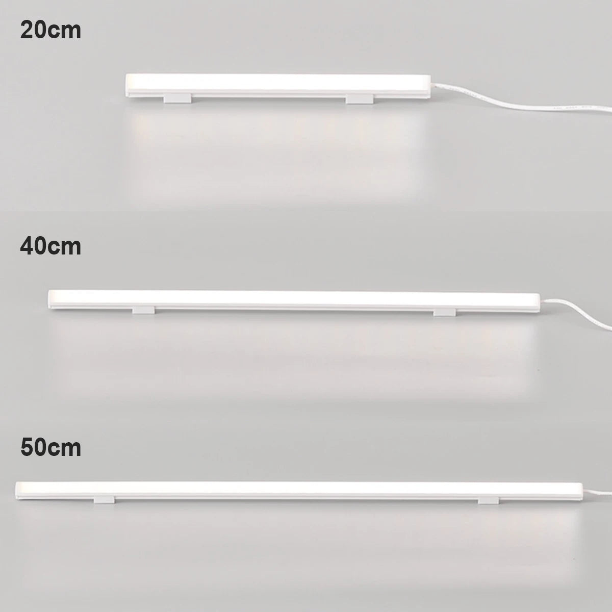 Led Light Tube Reading Lamp Learning 3colors Leds Night With Magnetic Usb Plug 20cm-50cm Strip Dimmable Bar Desk Bedside Cabinet