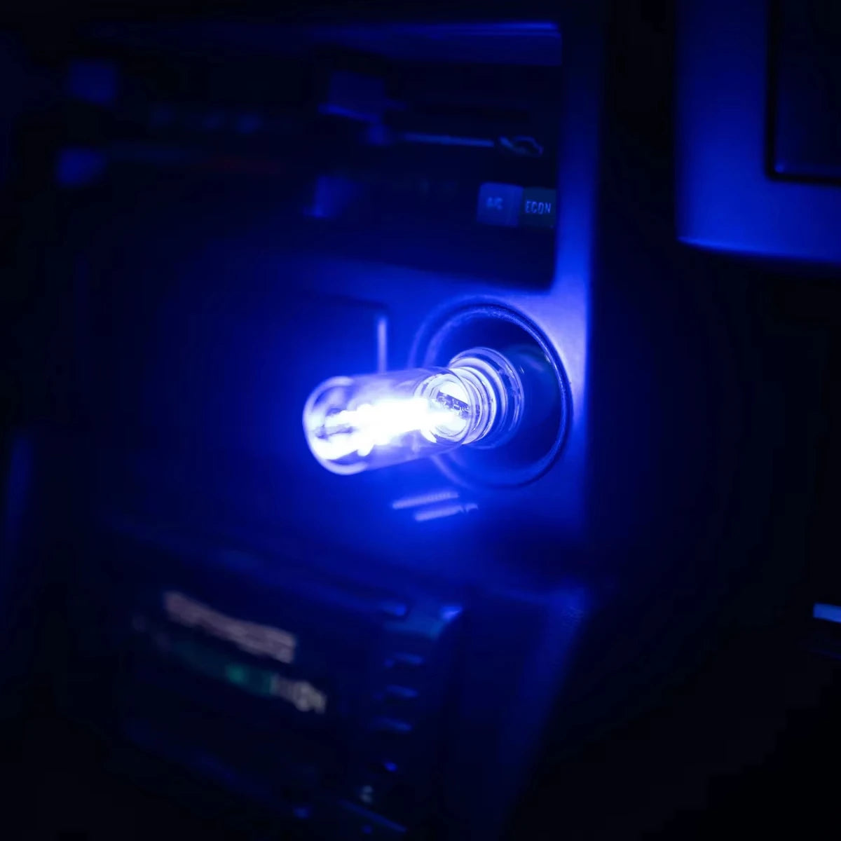 Car USB Night Light Touch Dimmable LED Filament Lamp Portable Lighting Plug and Play Decorative Atmosphere Light for Car Bedroom