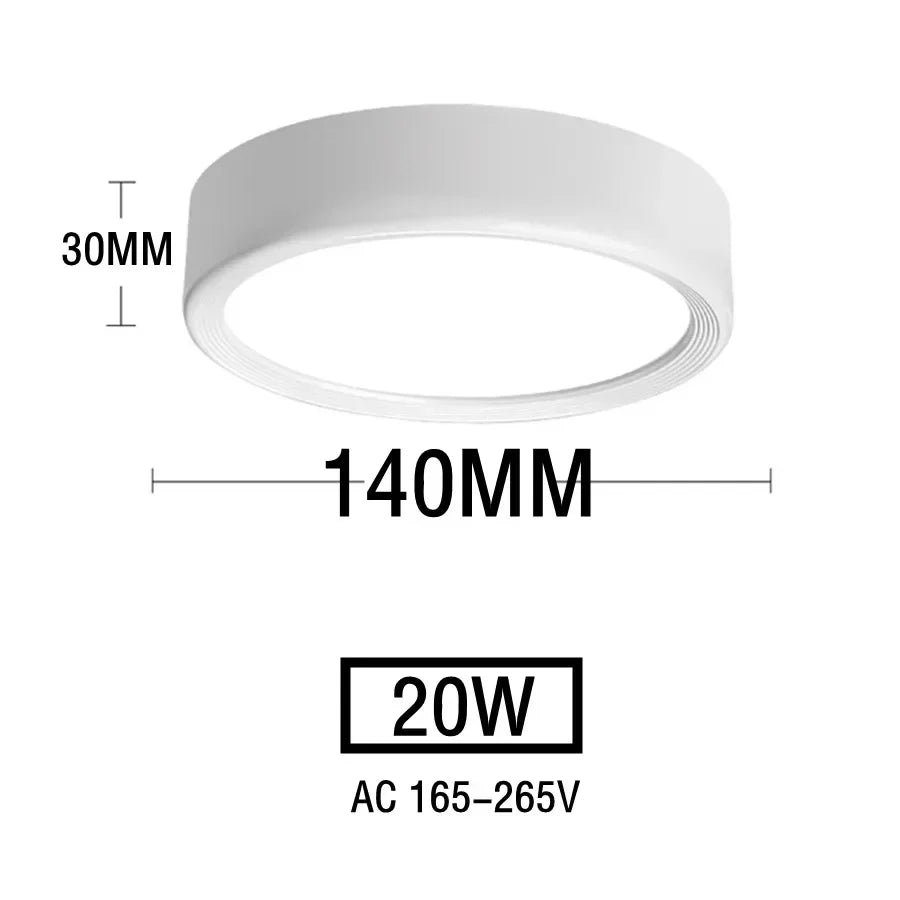 Nordic modern downlight surface mounted LED ceiling light spotlight three light color conversion LED downlight indoor lighting