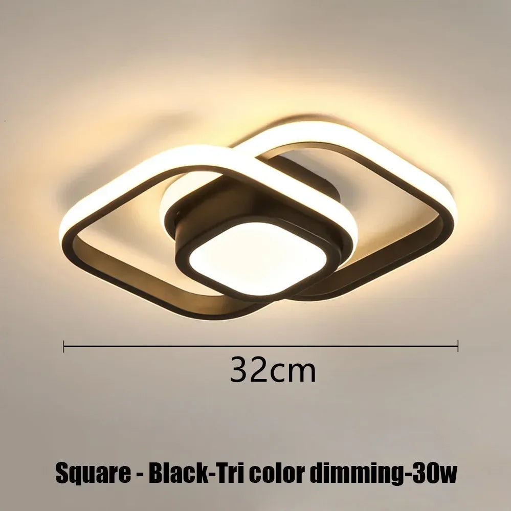 Modern LED Ceiling Lights Corridor Light Home Lighting Led Surface Mounted for Bedroom Living Room Corridor Light 3-color