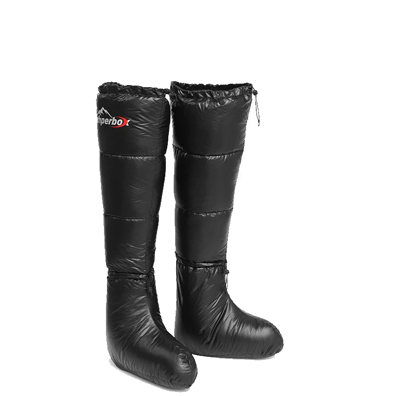 Camping Down Socks Down Booties Sleeping Bag Socks Down Boots Camping Sleeping Boots  Kamperbox Sleeping Bag Down Booty