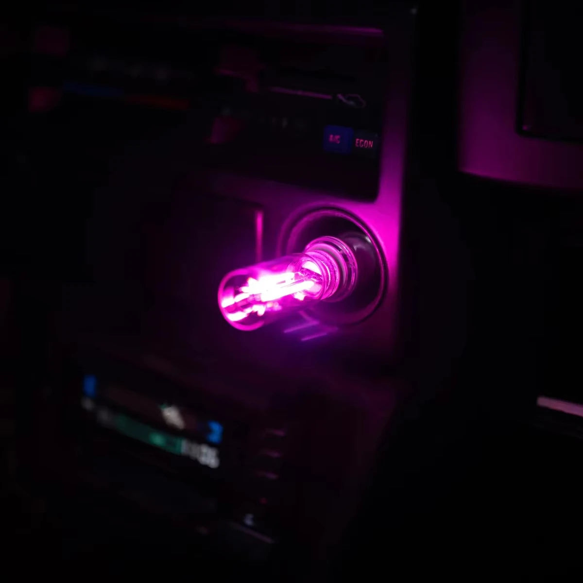 Car USB Night Light Touch Dimmable LED Filament Lamp Portable Lighting Plug and Play Decorative Atmosphere Light for Car Bedroom