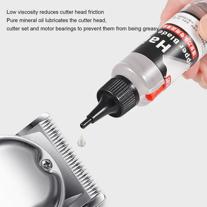 Hair Trimmer Oil Clippers Oil Trimmer Oil Odorless Shaver Oil Reduces Friction 60ml Barber Oil For Clippers Hair Trimmer Tools