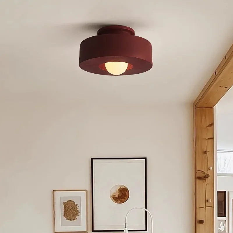 Original Personality Coloured Ceiling Lighting Corridor Hallway Macaron Minimalist Small Light Indoor Decorations Home Ceiling