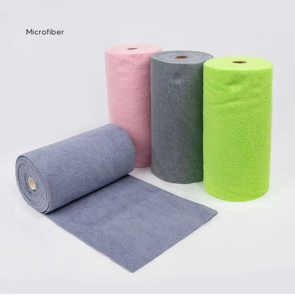20PCS/Roll Reusable Microfiber Towel Replacement Household Kitchen Kitchen Cleaning Dishcloth Home Cleaning Towels