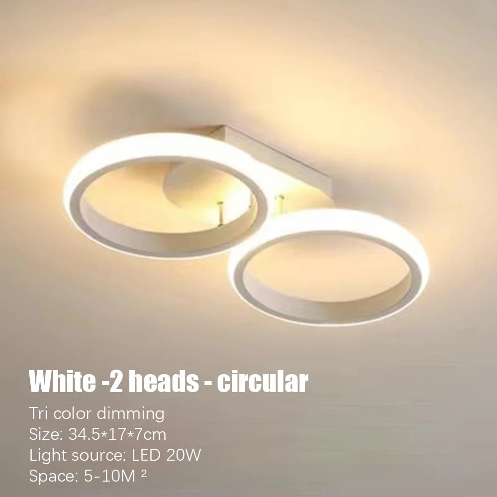 Modern LED Ceiling Lights Corridor Light Home Lighting Led Surface Mounted for Bedroom Living Room Corridor Light 3-color