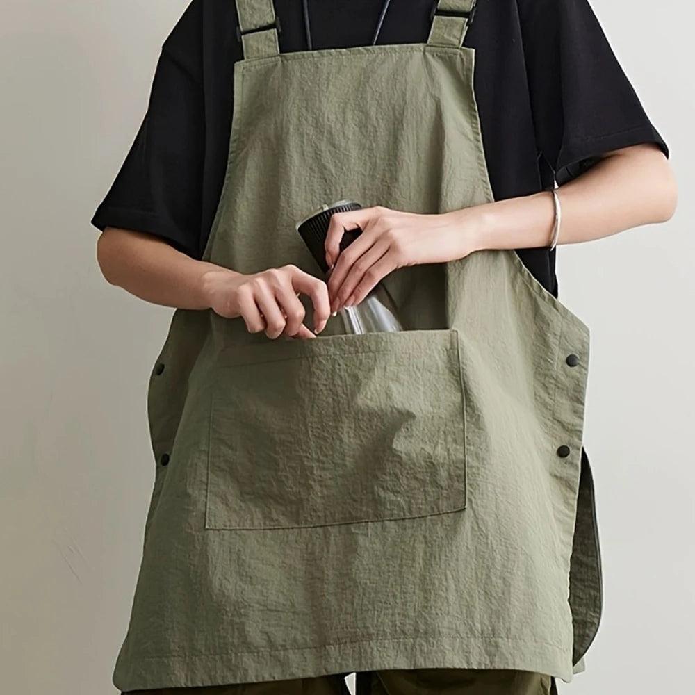 Waterproof Outdoor Barber, Coffee Shop, Catering Workwear Apron, Unisex Household Kitchen Workwear Home Cleaning
