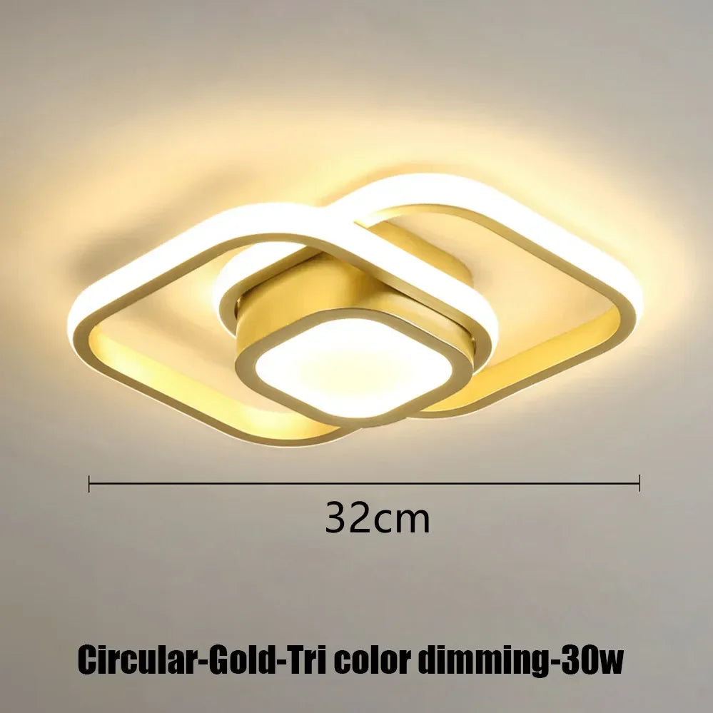 Modern LED Ceiling Lights Corridor Light Home Lighting Led Surface Mounted for Bedroom Living Room Corridor Light 3-color