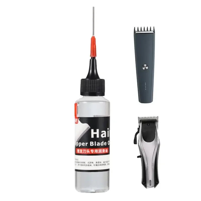Hair Trimmer Oil Clippers Oil Trimmer Oil Odorless Shaver Oil Reduces Friction 60ml Barber Oil For Clippers Hair Trimmer Tools