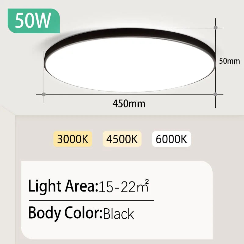 Modern LED Ceiling Lamp Chandelier LED Panel Lamp Bedroom Ceiling Light Kitchen Led Lighting for Living Room Home Decor Luminair