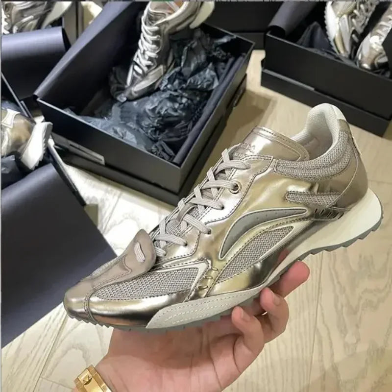 Hot Pointed Toe Women Ankle Boots Casual Sneakers Flats Woman Shoes New Fashion Trend Winter Lace Up Sport Luxury Zapatos Mujer