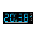 Smart Mute LED Electronic Wall Clock Modern Desk Clock Night Alarm Minimalist Thermometer Clock Home Decor For Room
