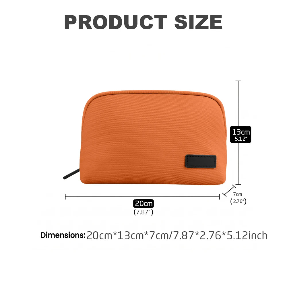 Travel Tech Bag Portable Electronics Organizer Case for Cable Charger Mouse Hard Drive Power Bank - Accessories Storage Pouch