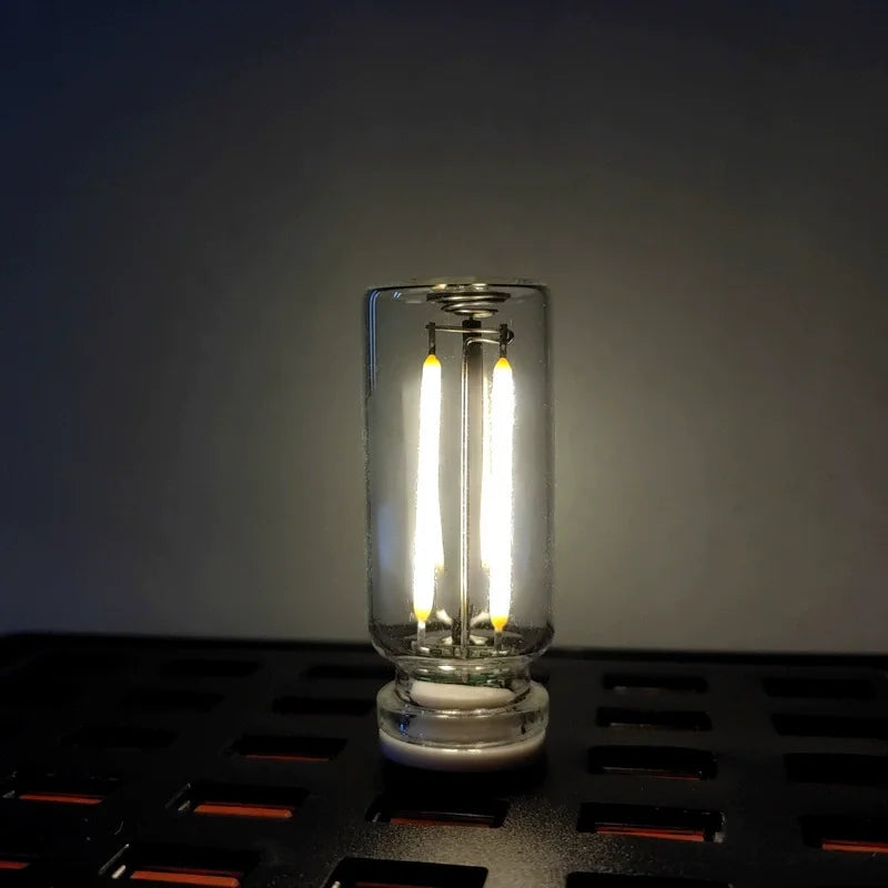 Car USB Night Light Touch Dimmable LED Filament Lamp Portable Lighting Plug and Play Decorative Atmosphere Light for Car Bedroom
