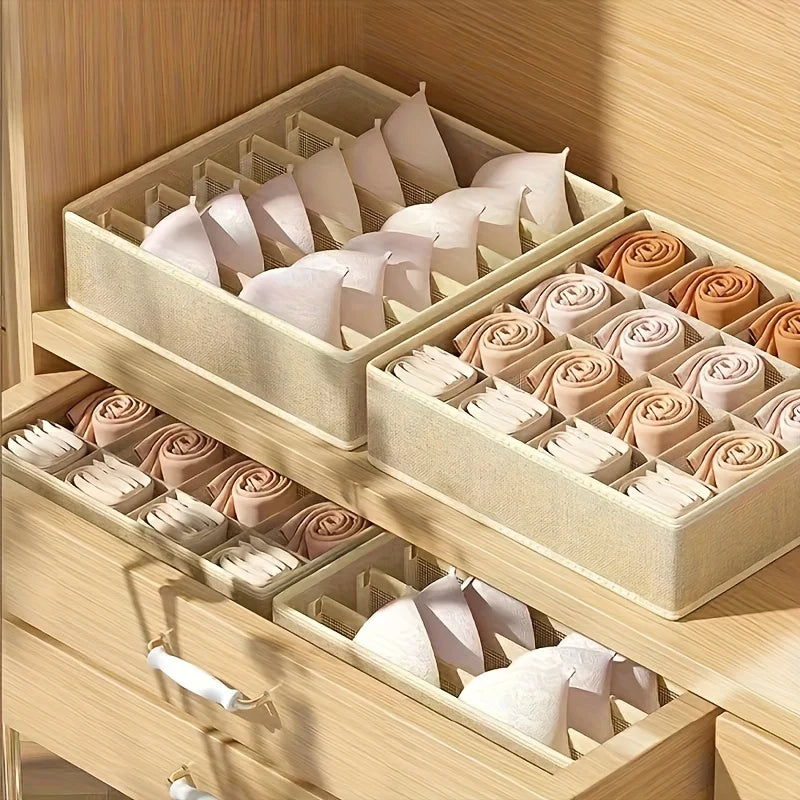 Drawer Organizers Underwear Socks Panties Bra Storage Box Cabinet Wardrobe Home Organizer Clothes Socks Clothing Storage Boxes