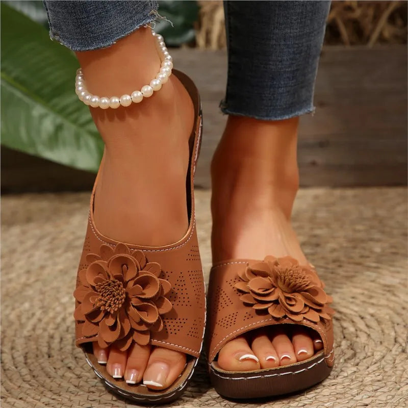 Summer Woman Shoes Sandals Casual Walking Shoes Slides Women Shoe Wedge Sandals For Women Outdoor Footwear Women Slippers Female